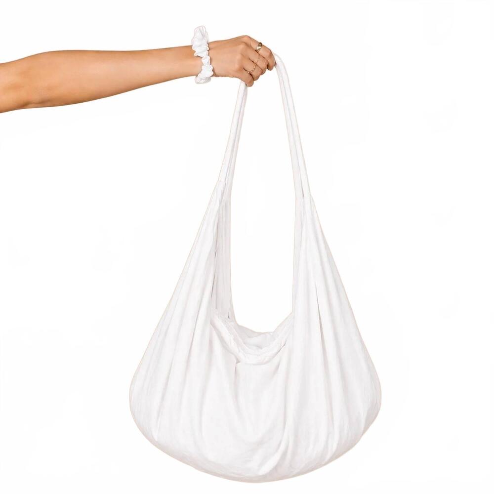 NEW ANTICA SARTORIA women's jaspe beach bag in white